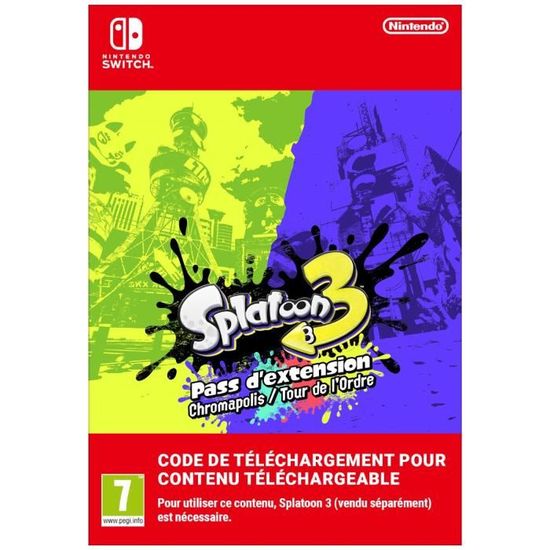 DLC Pass d'Extension pour Splatoon 3 • Code de téléchargement pour Nintendo Switch
