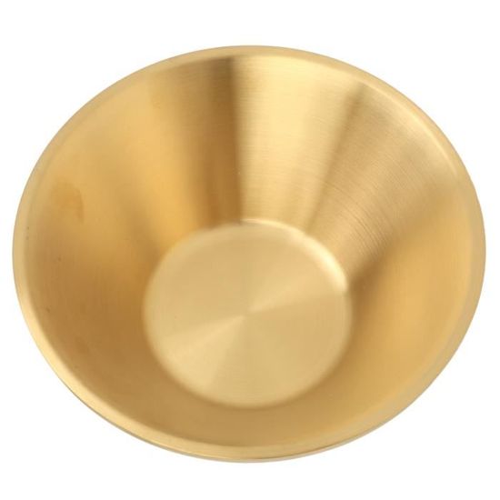 Cabilock – Bols De Trempage à Sauce En Acier Inoxy 2 Pieces Ronds Pour Condiments Lavables Au Lave Vaisselle