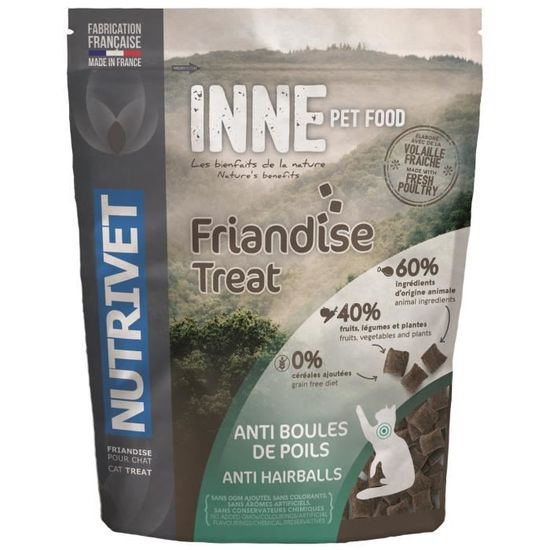 Nutrivet Snack Anti Boules De Poils Au Lapin Inne Pour Chat 250 G Cdiscount Animalerie
