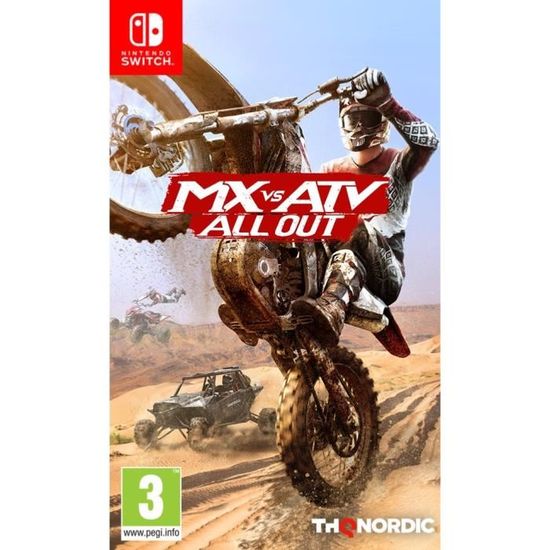 Mx Vs Atv All Out Sur Switch Un Jeu Course Arcade Pour Switch Cdiscount Jeux Video