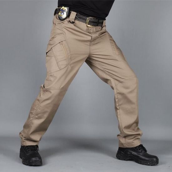 Pantalon Cargo Militaire avec Poches Pratiques