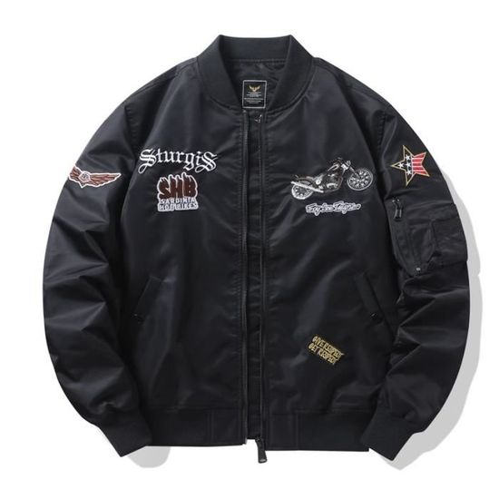 Blouson Bomber Vince Homme Noir - Taille M - Neuf Sans étiquettes - Style Col écarté Zippé