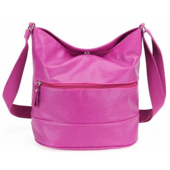 Sac Seau Paquetage Rose Magenta AA PU AA 055 TU Cdiscount Bagagerie Maroquinerie