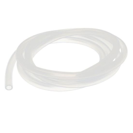 sourcing map 4mm x 6mm silicone de qualité alimentaire Translucide Tube Beer Hose Air Water Pipe 2 Meter 