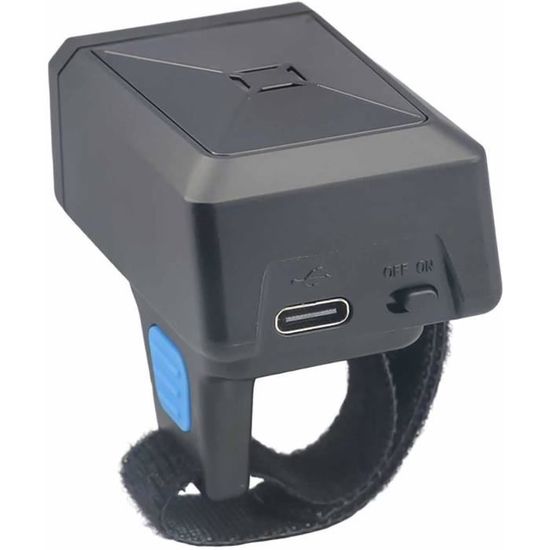 Scanner De Codes-barres Portable TERA Mini 5200C - Connexion Bluetooth/USB/2.4G Sans Fil - Lecture 1D, Mémoire 10000 Codes - Compatible PC, Smartphone, Tablette - 8