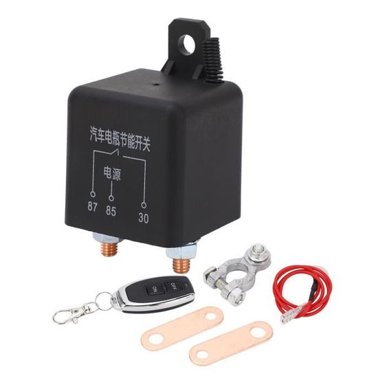 Interrupteur à Distance Pour Batterie 12V 200A – Déconnexion à Distance, Poteau Latéral