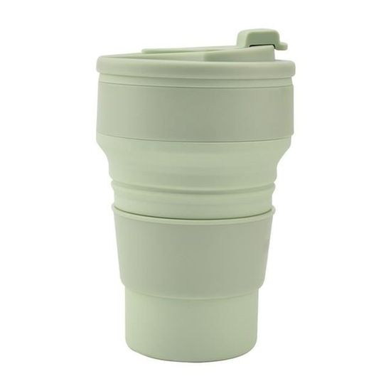 Tasse Pliante Vintage Grec En Plastique Transparent - Collection Rare - Eau, Maternelle