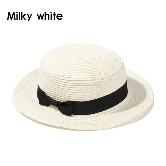 NGNKMPMCTK Chapeau De Plage D'été For Femmes, Décontracté, à Bord Plat