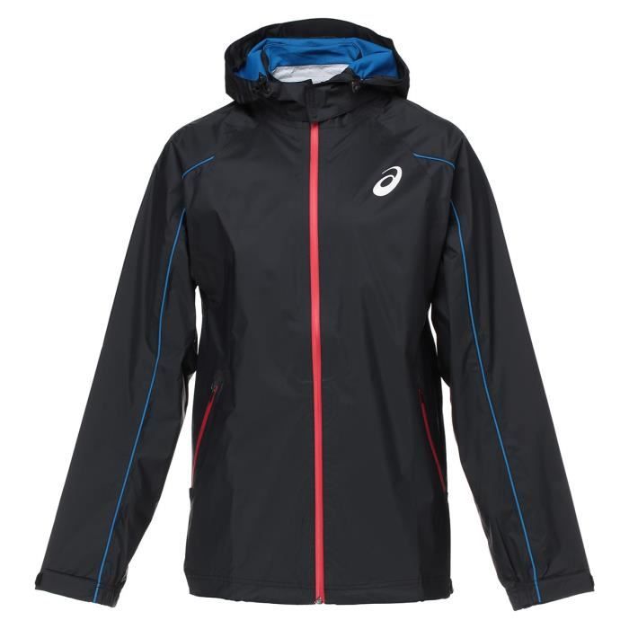 ASICS Veste imperméable T&F Homme - Noir