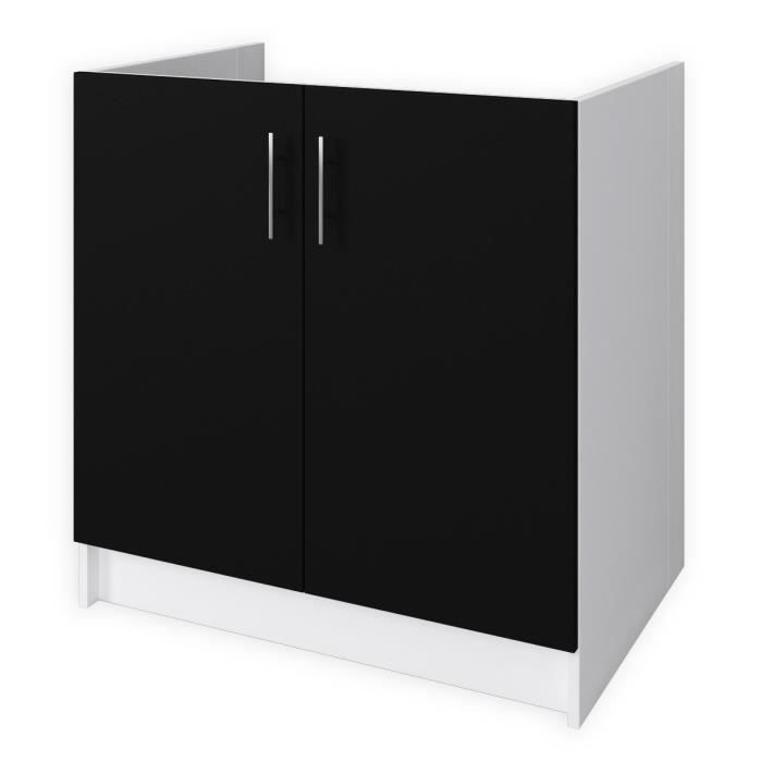 Meuble Sous Evier Noir Achat Vente Pas Cher