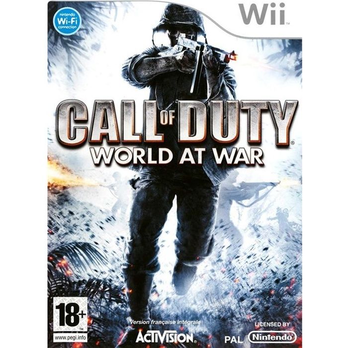 CALL OF DUTY 5 WORLD AT WAR / Jeu console Wii