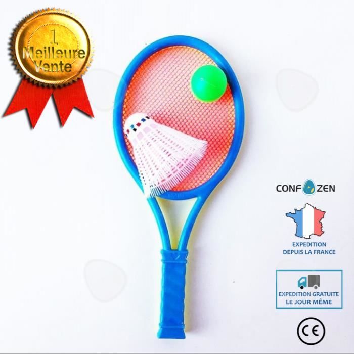 CONFO® Raquette de tennis support de sport pour enfants jouet raquette double face