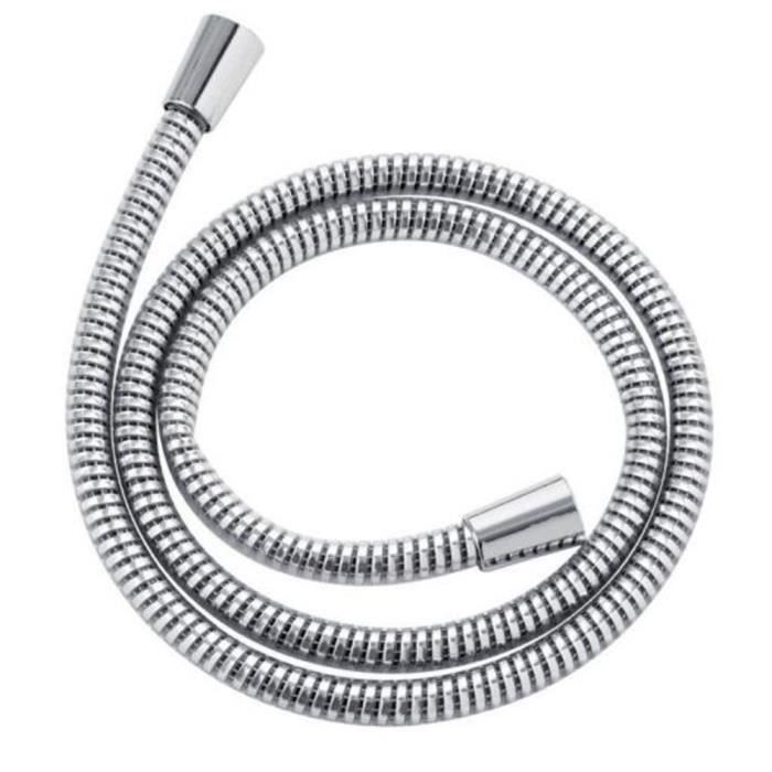 Flexible de douche 150 cm PVC chromé anti-torsion accessoires 718011