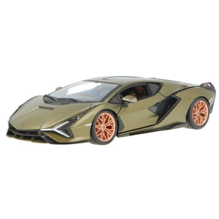 Bburago modèle réduit Lamborghini Sian FKP 2019 1:24 vert olive