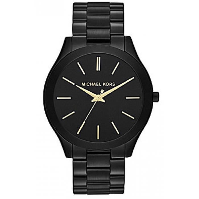 Montre femme MKORS SLIM RUNWAY MK3221. Fashion. 50 - Noir