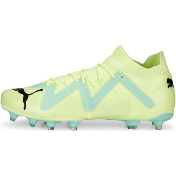 Chaussures De Foot Crampons Moulés Homme - PUMA FUTURE MATCH - Jaune et Vert