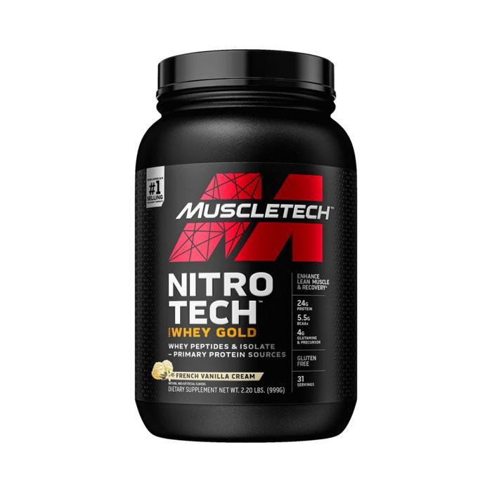 Whey isolate Nitro-Tech Whey Gold - French Vanilla Cream 908g