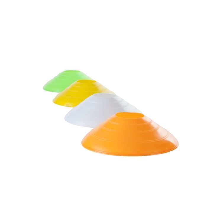 PURE2IMPROVE Plots cônes fluorescents - Fitness - Orange/Blanc/Jaune