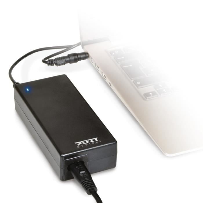 Alimentation universelle pour ordinateur portable 45 W - EU - PORT CONNECT