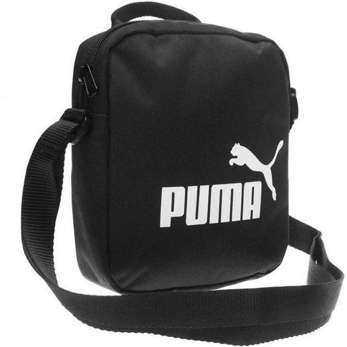 Nouvelle Sacoche Puma Noire Logo Blanc CAT