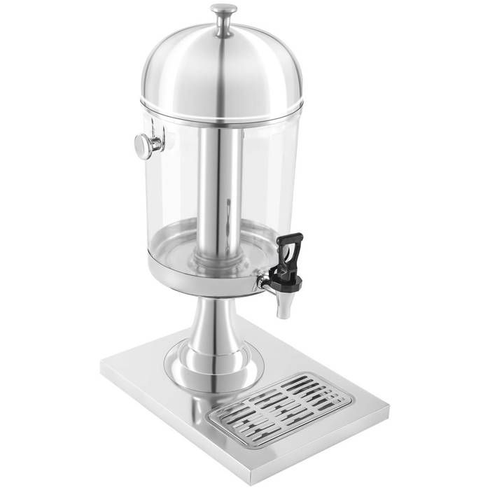Fontaine à boisson 7L Distributeur pour buffets 4 pieds antidérapants Pour verres de 145cm max de hauteur Royal Catering RCSD-1