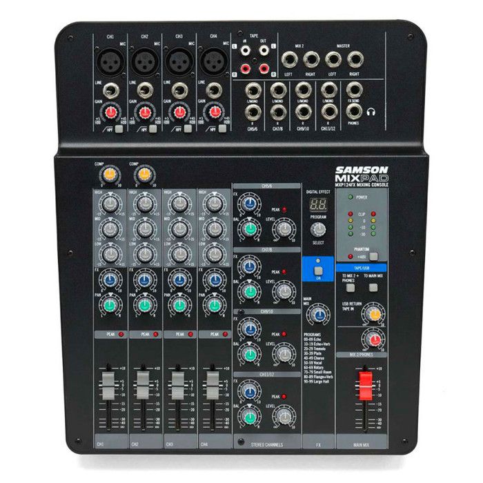 Samson MXP124FX Console de mixage analogique