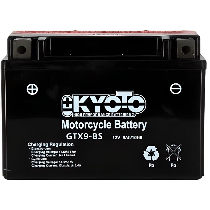 KYOTO - Batterie moto - Ytx9-bs - L150mm W 87mm H 105mm