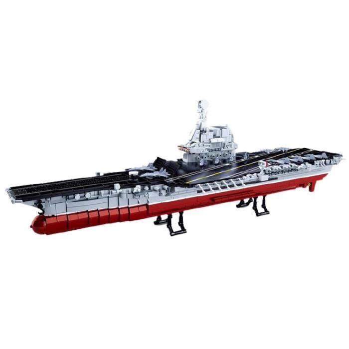 Sluban porte-avions Model Bricks junior rouge/gris 1633-pièces