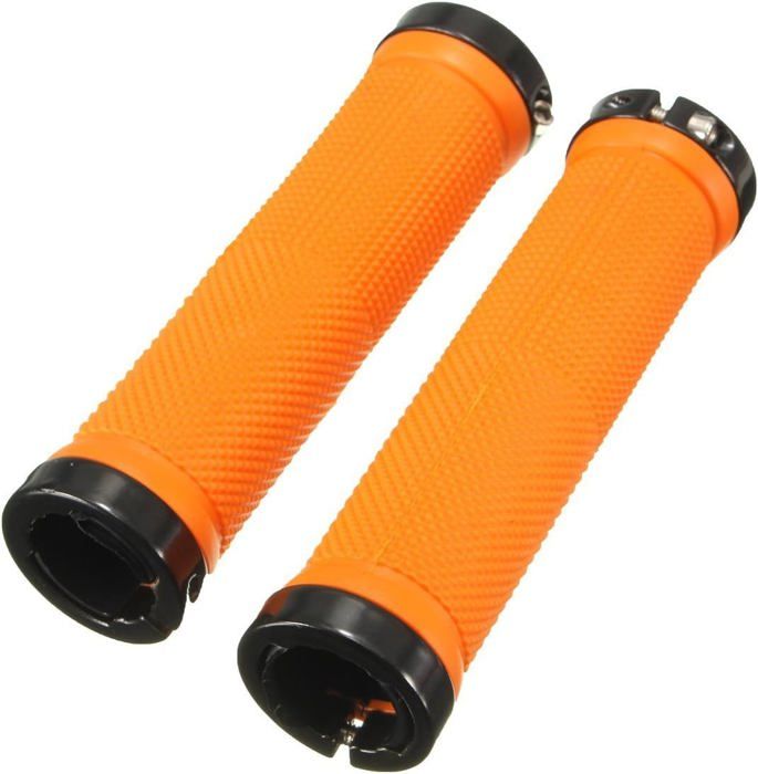 Poignées Vélo Takeashi – Mousse Antidérapante Verrouillable, Diamètre 3,3 Cm, Pour VTT Et Route