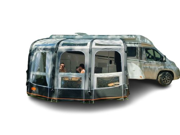 Auvent gonflable fixe - SOPLAIR - Vinca Air - Hauteur de montage 235 - 250 cm - Structure gonflable robuste - Tissu imperméable