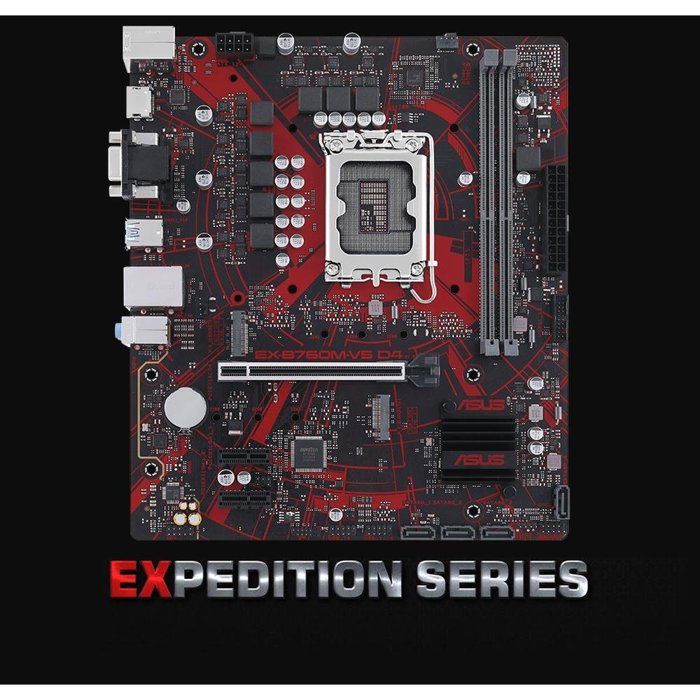 Carte mère ASUS EX-B760M-V5 D4 Intel B760 LGA 1700 2xDDR4 64GB Micro ATX - Asus