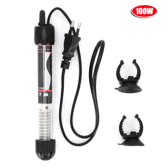 Comparer les prix de HX-906 Aquarium Mini Tige Chauffante Submersible Réservoir de Poissons Chauffe-Eau Réglable Prise UE 220-240V(100W)