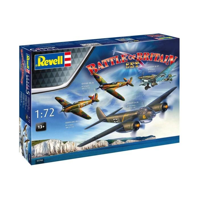 Kits de modèles réduits - REVELL - Battle of Britain 85th Anniversary Set - 1/72 - 232 pièces - Mixte