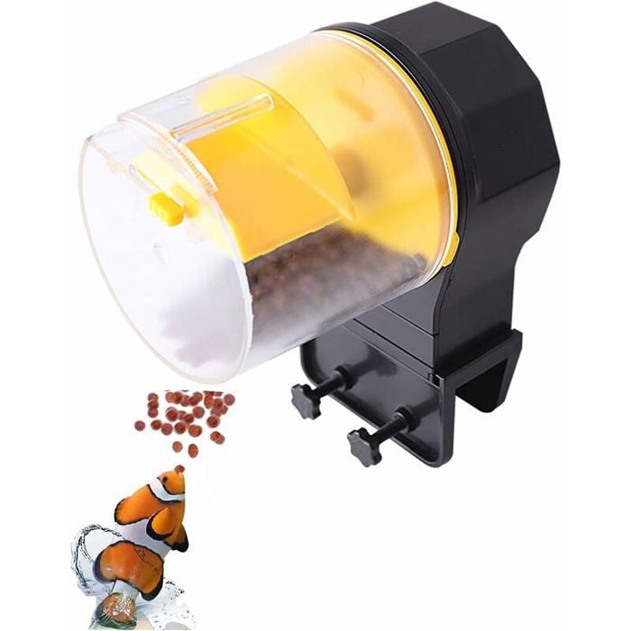 Mangeoire automatique pour poissons - MICH - Électrique - Étanche à lhumidité - Distributeur pour vacances