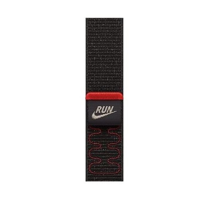 Accessoires bracelet et montre connectée Apple Boucle Sport Nike Noir nuit 46 mm