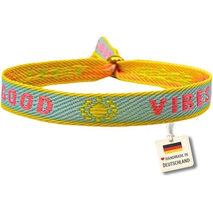 Bracelet Femme Cordon Réglable Avec Message–Bracelet Tissu Coloré Bijou Motivation Femme Bracelet Ajustable Acier Inoxydable[PP54]