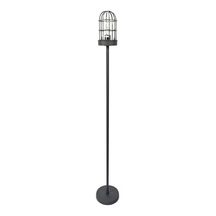 Lampadaire Grange ø12 vintage noir