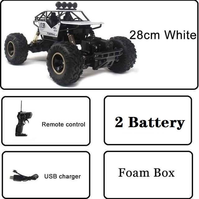 Voiture télécommandée RC 1:16 Échelle 2.4G Phare Résistant aux Chocs