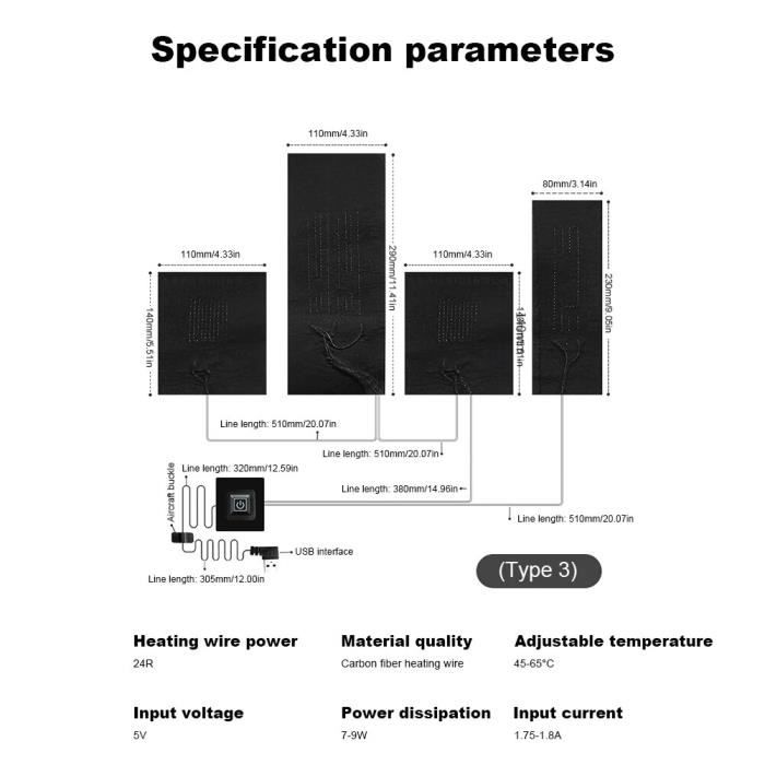 CHAUFFANTS USB THERMIQUE Femmes Contre Le Froid Pile Rechargeable EUR