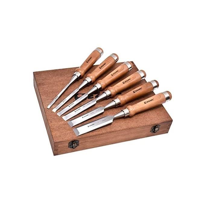 Lot De 12 Ciseaux Créatifs à Bordure Décorative – Idéal Pour Scrapbooking & Artisanat – Avec Rangement En Bois