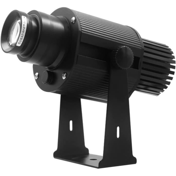 Projecteur LED GOBO 50W Manuel Zoom Focus - Logo Image Personnalisée IP67 Étanche Intérieur Extérieur Publicité Lumineuse