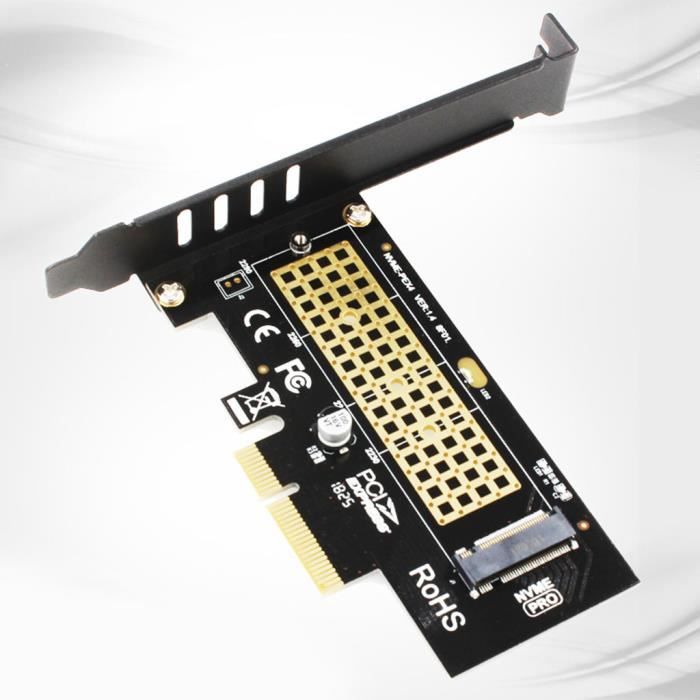 Carte PCIe ICY BOX Adaptateur M.2 NVMe Vers PCIe 4.0 Avec Refroidisseur LED | Support SSD 2230 à 2280