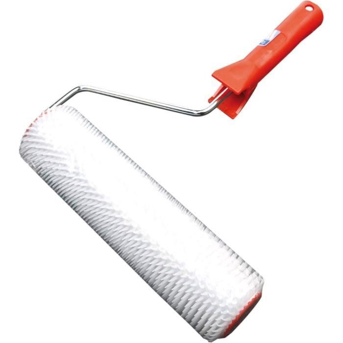 Haromac Aérateur de gazon béton Purgeur Rouleau Rouleau en plastique