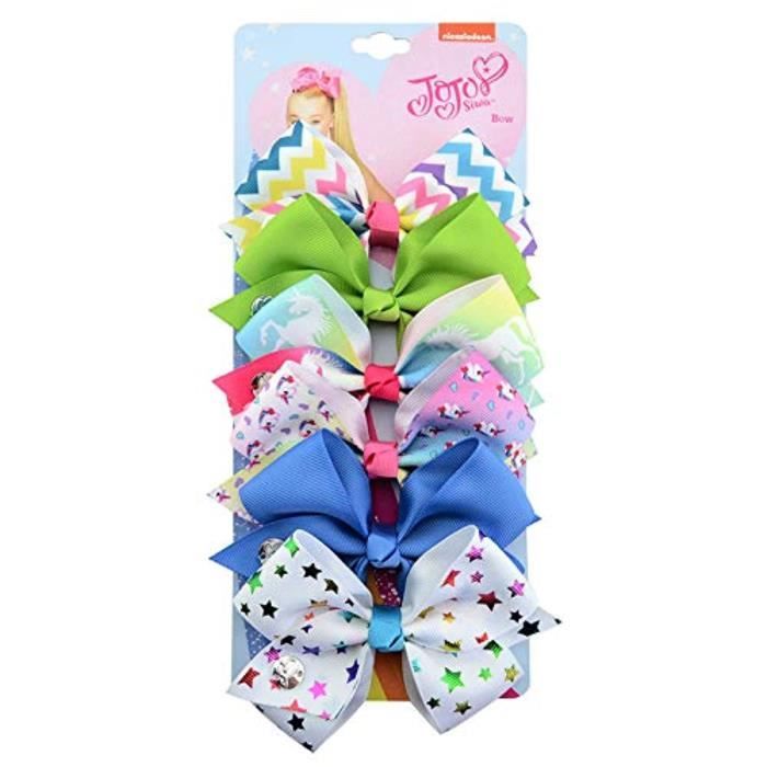 HCliptie 780 pcs Coffret Cadeau Accessoires Cheveux Bébé Petites Filles Pinces à Cheveux Noeuds Cravates Tout-Petits Barrettes Épingles à Cheveux Ensemble Tête Ornements Lumière Multicolore