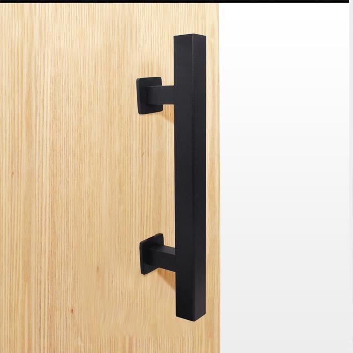 Poignée Style Américain Moderne Serrure De Porte De Sécurité 30cm Bouton Noir Achat Vente Poignée Bouton Meuble Poignée Style Américain Mod Cdiscount