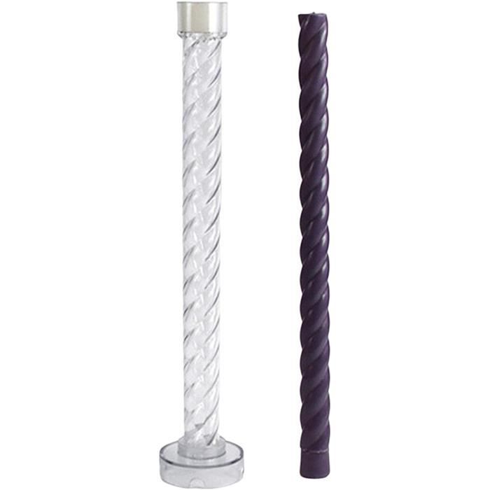 Moule à Bougie Conique 3D – 25 Cm De Haut, En Polycarbonate – Pour Bougies Pilier, Décoration Église, Fêtes - 7