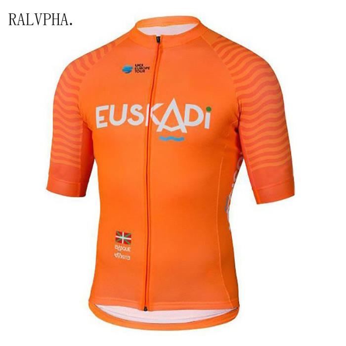 L - EUSKADI-Maillot de cyclisme pour homme, vêtement à séchage rapide, nouvelle collection