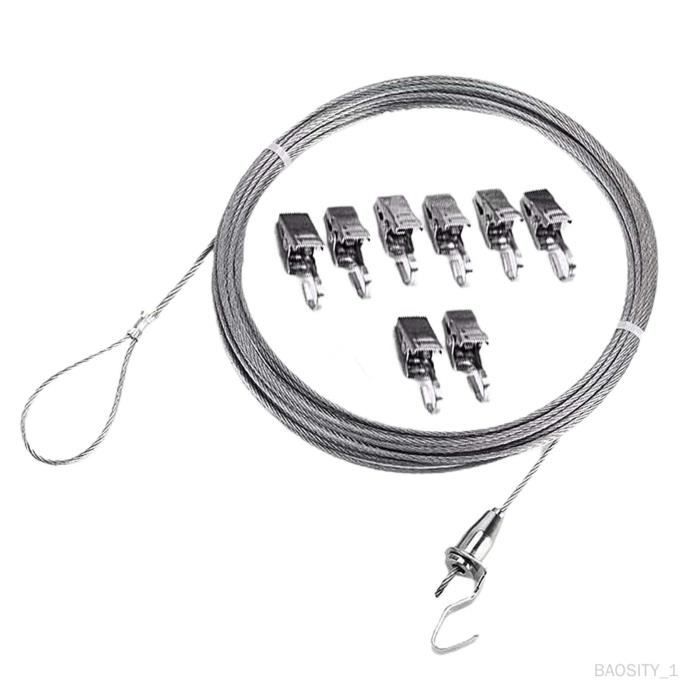 Dilwe Corde En Acier Pour RC + Kit Accessoires – Métal, Pour Traxxas Axial Scx10 D90 D110 1/10 – Protection, Décoration, Assemblage