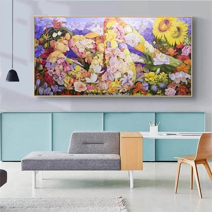 Ginfonr 5D Diamantschilderij Set – Bloemen & Strand, Ronde Stenen, Volledige Boor – 30x40 Cm – Ontspanning, DIY Cadeau & Muurdecoratie