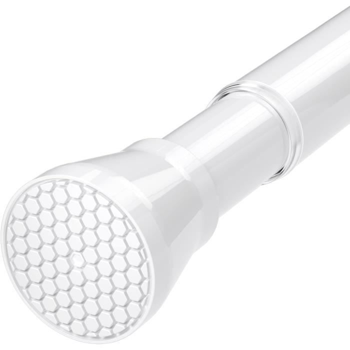 Tringle Rideau Extensible Sans Percage 110-290cm - Barre Acier Inoxydable Douche & Fenêtre